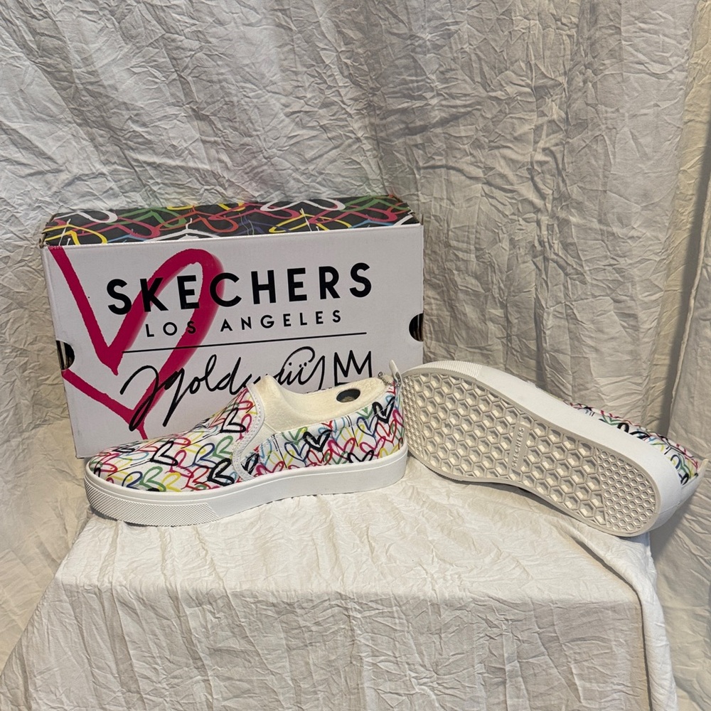 Skechers Colorful Patterned Slip-Ons